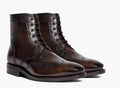Wingtip Boots Wine